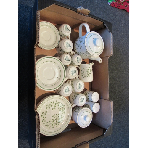 1164 - Two boxes of ceramics including Arklow, Limerick part tea/coffee set