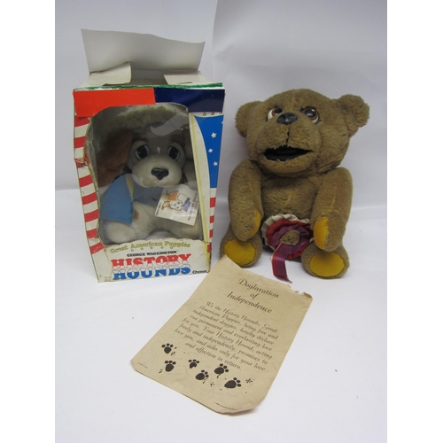 8277 - A Denys Fisher Nookie Bear ventriloquist toy and a boxed Chosun History Hounds 'George Waggington' w... 