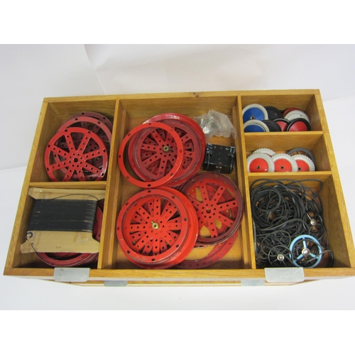 8357 - A very large collection of assorted Meccano parts including plates, strips, brackets, girders to inc... 