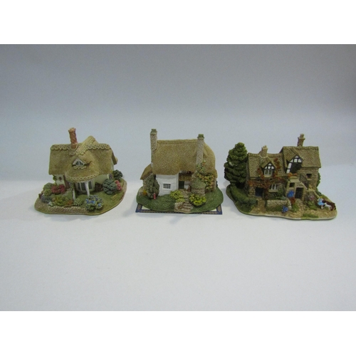 4435 - Five Lilliput Lane cottages to include 'Little Bee' and 'Cradle Cottage', a Hawthorne cottage 'Sprin... 