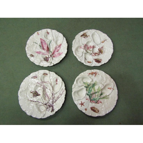 4121 - Four Limoges oyster plates