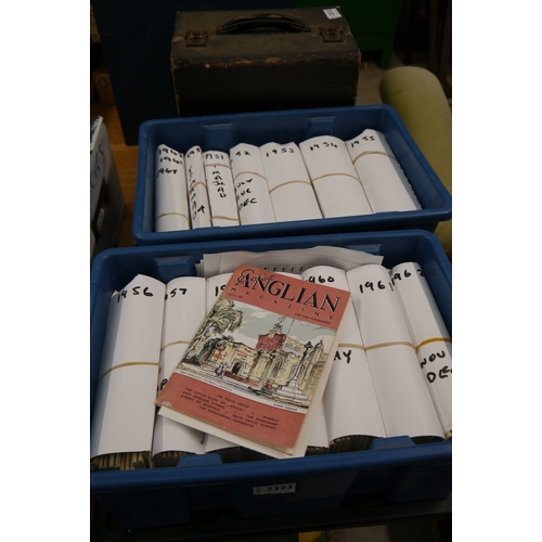 2323 - Two boxes of East Anglian magazines