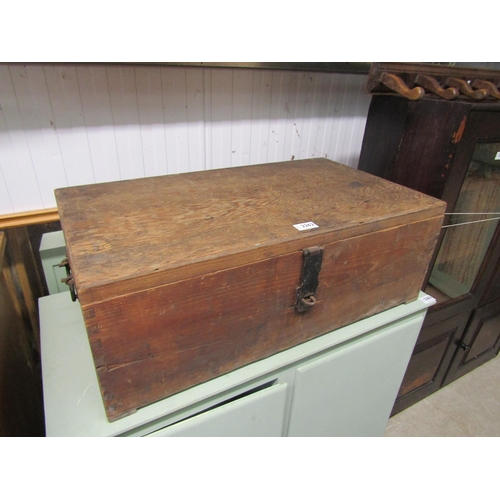 2262 - A pine tool box stamped GRV1 1942   (R)  £30