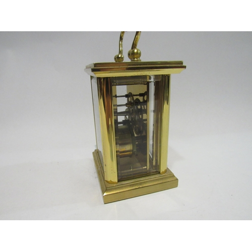 4326 - A 'Rapport' of London brass cased carriage clock