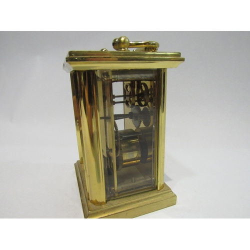 4326 - A 'Rapport' of London brass cased carriage clock