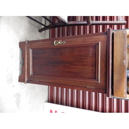 2373 - An Edwardian mahogany bedside cabinet