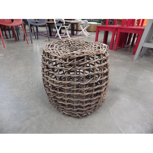 2380 - A wicker lobster pot