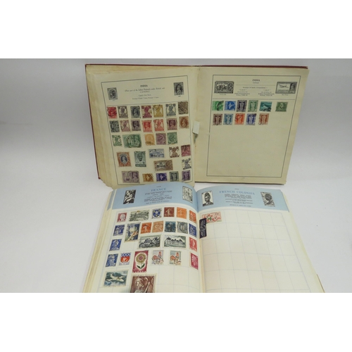 4418 - Two albums of world stamps, 12 unused 