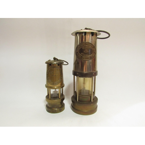 4287 - Two miner's lamps including E. Thomas & Williams Ltd