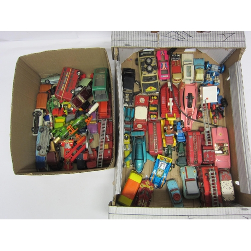 8149 - A collection of assorted loose and playworn Dinky, Corgi, Matchbox and other diecast vehicles includ... 