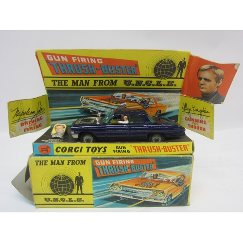 8131 - A boxed Corgi Toy 497 diecast The Man From U.N.C.L.E. Thrushbuster with Waverly Ring (one flap missi... 