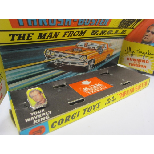 8131 - A boxed Corgi Toy 497 diecast The Man From U.N.C.L.E. Thrushbuster with Waverly Ring (one flap missi... 