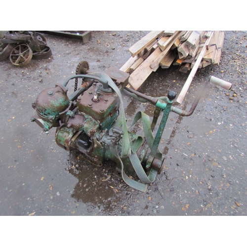 3288 - A canal boat engine and gearbox a/f  (R)  £40