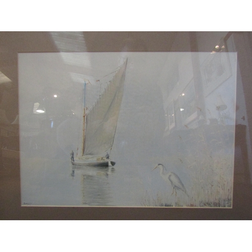 1407 - WITHDRAWN  -  A collection of nautical and broadland themed prints