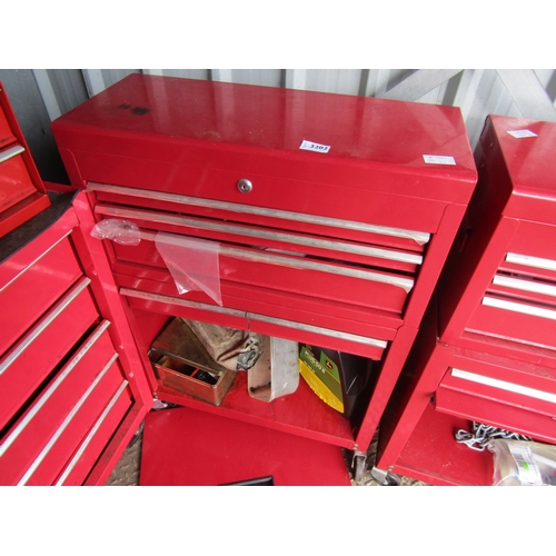 3202 - A tool trolley with contents