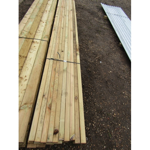 3256 - Mixed pack of 16' pressure treated carcassing timber