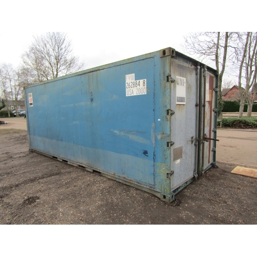 3395 - A shipping container approx. 20' x 8' a/f  (E)  £600-800