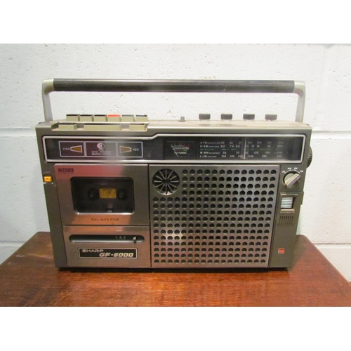 1031 - A Sharp GF-6000E radio-tape recorder