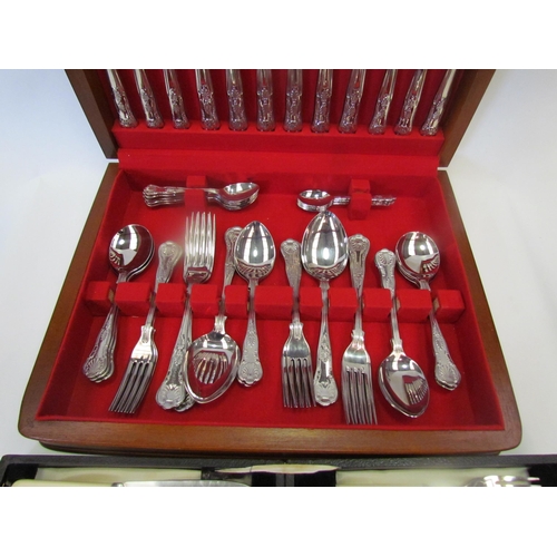 1167 - A near complete plated canteen of cutlery 