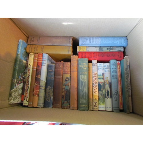 1183 - Three boxes of children's and illustrated books, including Mabel Lucie Attwell, Angela Brazil, Ian S... 