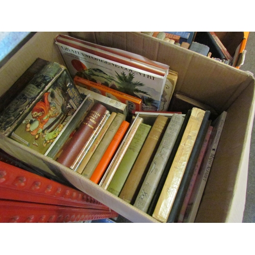 1192 - Three boxes of children's and illustrated books, including Norse Fairy Tales, F.D. Bedford & E.V. Lu... 