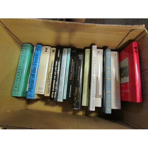 1210 - A box of classical music related books   (C)