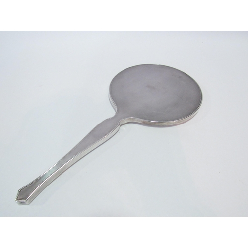 1245 - A silver backed hand mirror   (C)