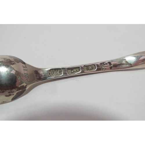 1283 - An 18th Century silver marrow scoop, approximately 9