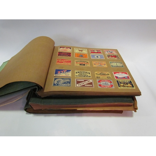 5127 - Three albums of match box covers to include early 20thc examples, Japanese, Russian and Continental ... 