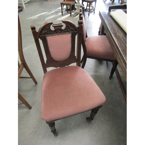 2223 - Four Victorian dining chairs