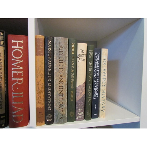 1353 - Folio Society, 17 volumes classic, mainly ancient Greece and Rome, including Plato, Cicero, Ovid, Pl... 