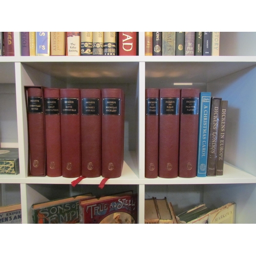 1356 - Folio Society, Charles Dickens, Nonesuch Dickens, Works, eight volumes of The Folio Society Nonesuch... 