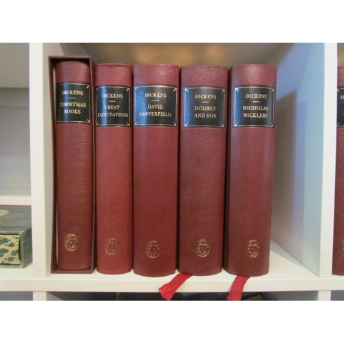 1356 - Folio Society, Charles Dickens, Nonesuch Dickens, Works, eight volumes of The Folio Society Nonesuch... 