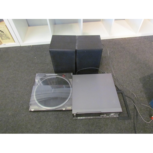 1403 - A Panasonic DC Servo/Automatic record player with cassette and speakers