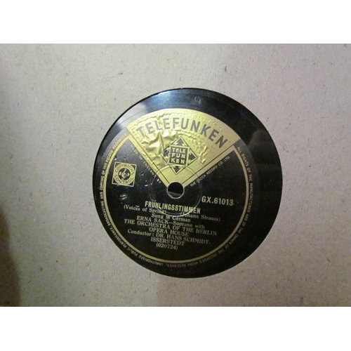 1428 - A box of 78rpm records to include 