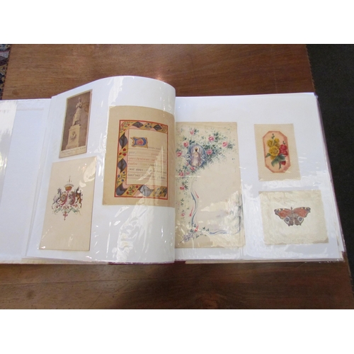 1440 - An album containing approximately thirty eight 19th Century pictures, mainly pencil and ink sketches... 