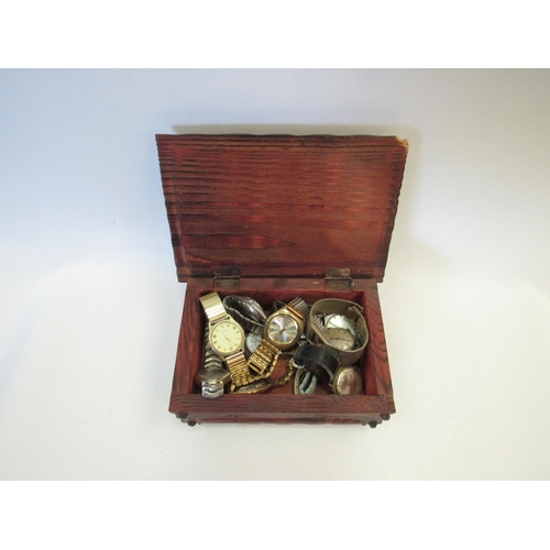 1337 - A box of miscellaneous gentlemen's wristwatches to include Donexy Geneve Chronometrie, Accurist, Smi... 