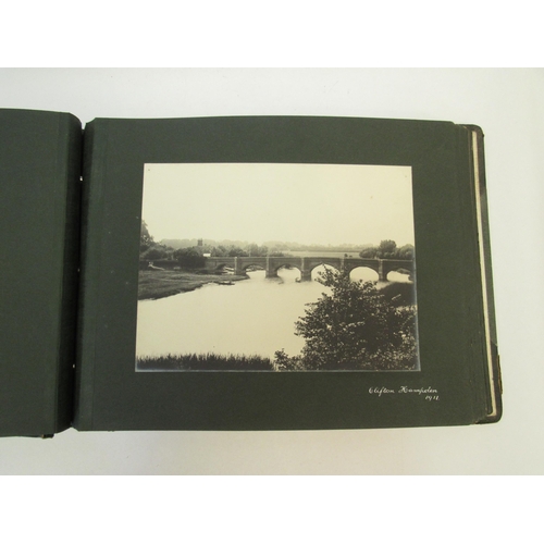 1347 - A large Edwardian full plate photo album - 26 photos