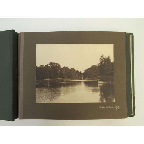 1347 - A large Edwardian full plate photo album - 26 photos