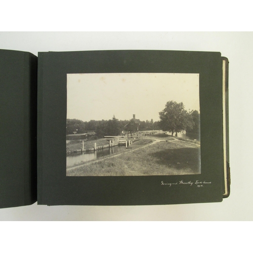 1347 - A large Edwardian full plate photo album - 26 photos