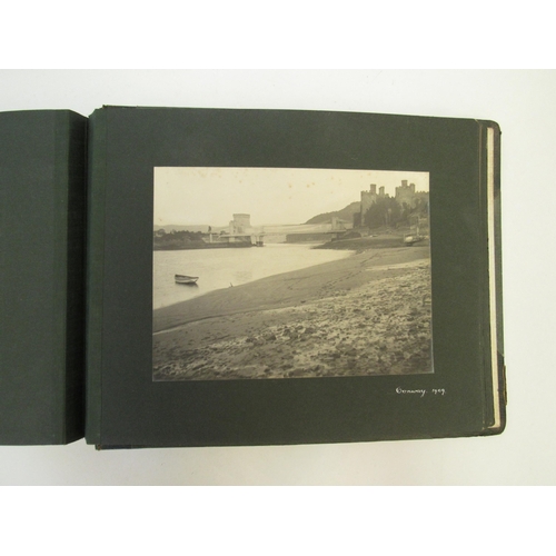 1347 - A large Edwardian full plate photo album - 26 photos