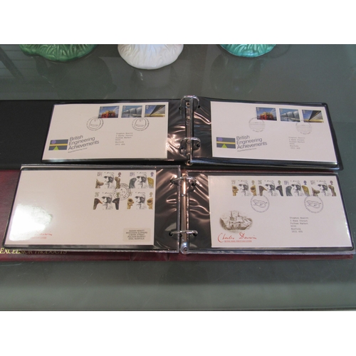 1453 - Four albums of first day covers 1980 onwards  (E)  £15-20