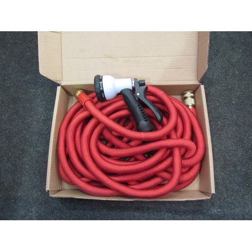 1466 - Three Watergreene garden hoses, two unused, boxed