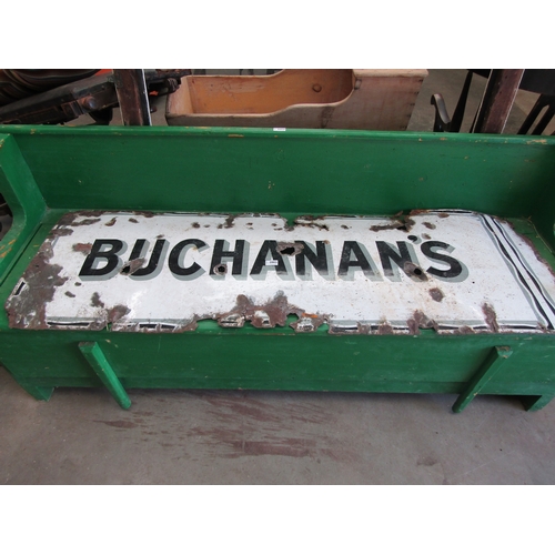 2003 - A Buchanan's enamel whisky sign