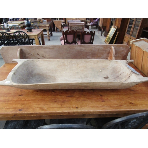 2244 - A large dough trough