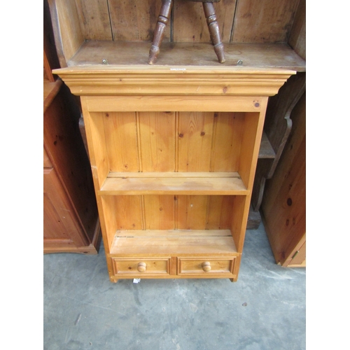 2276 - A pine wall hanging unit