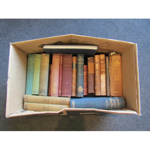 1463 - A box of books, mainly classical examples