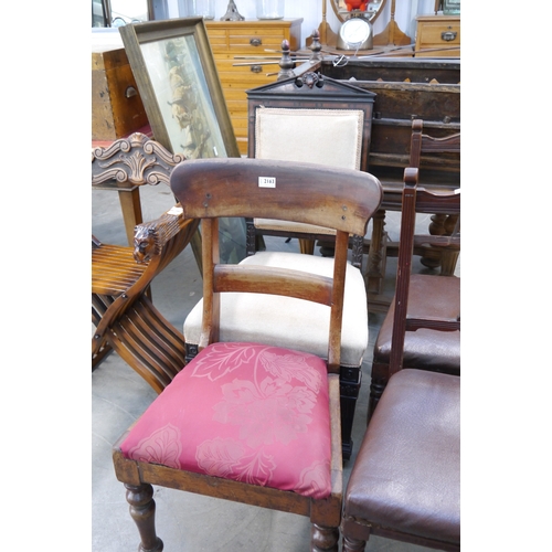 2163 - Two Victorian chairs