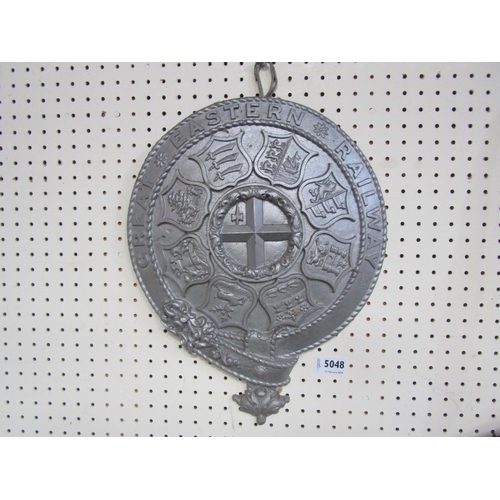 5048 - A decorative alloy plaque 