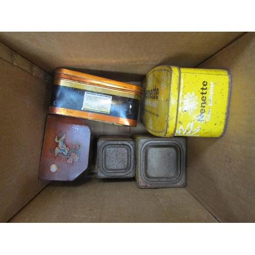 5062 - A box of tins including Liptons and Nanette